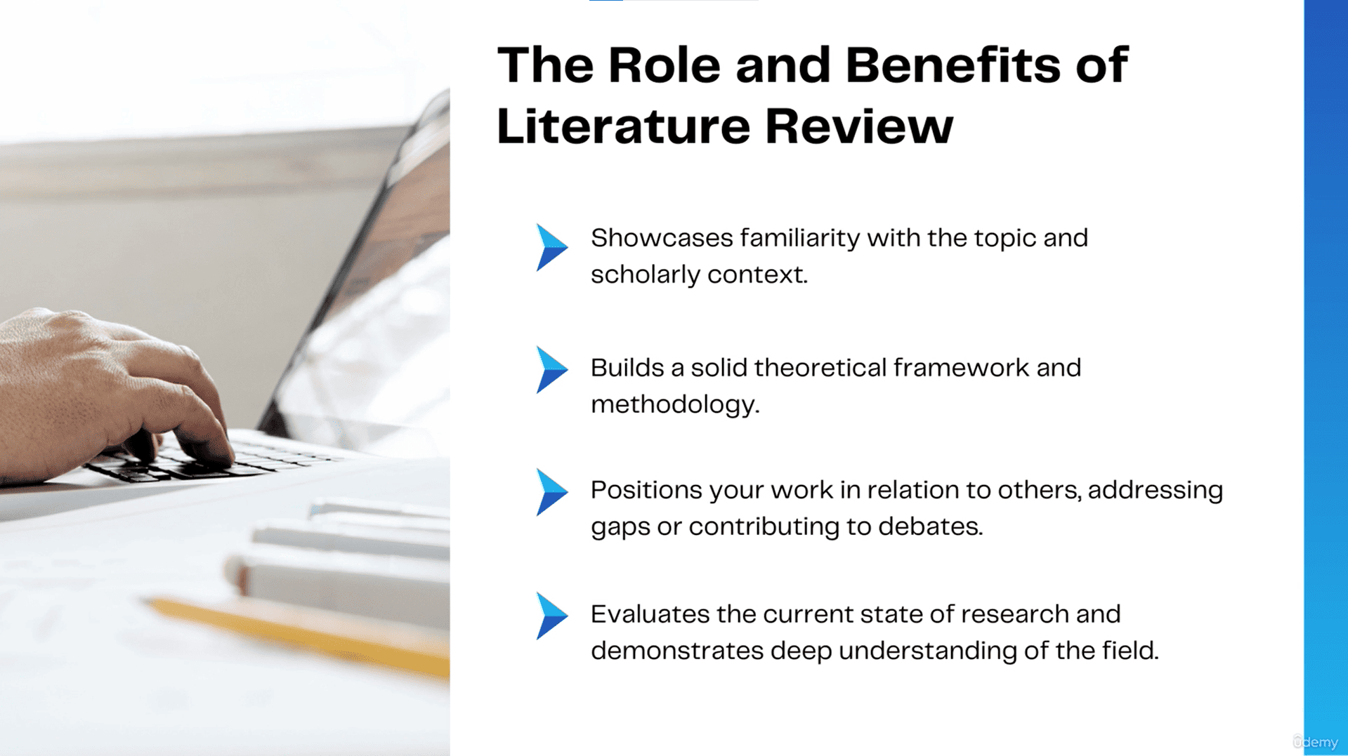 The role and benefit of the Literature Review